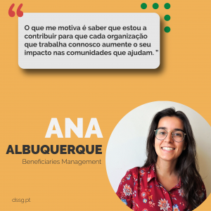 Faces of DSSG: Ana Albuquerque [Gestão de Beneficiários]