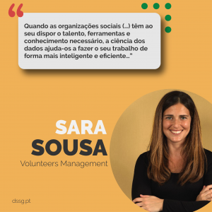 Faces of DSSG: Sara Guerreiro de Sousa [Gestão de Voluntários]